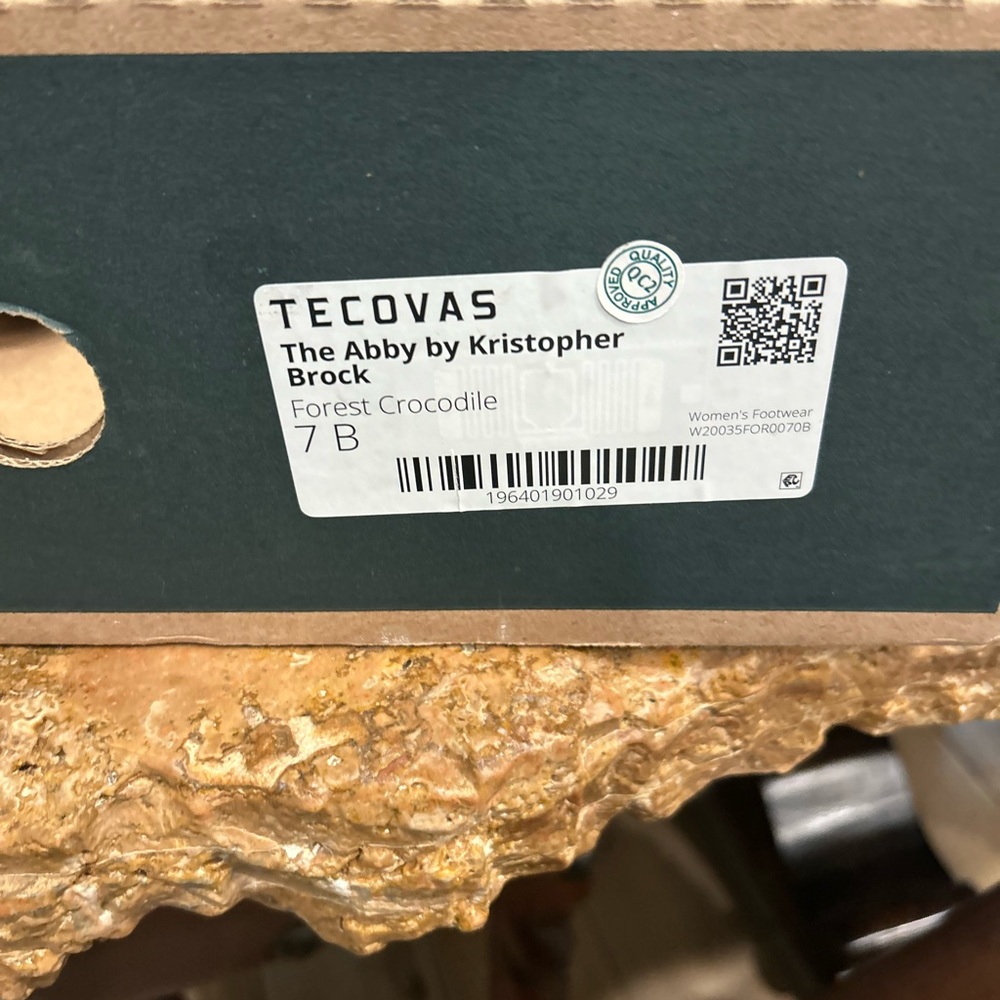 Tecovas The Abby by Kristopher Brock in Forest Green Crocodile Size 7 - Picture 8 of 11